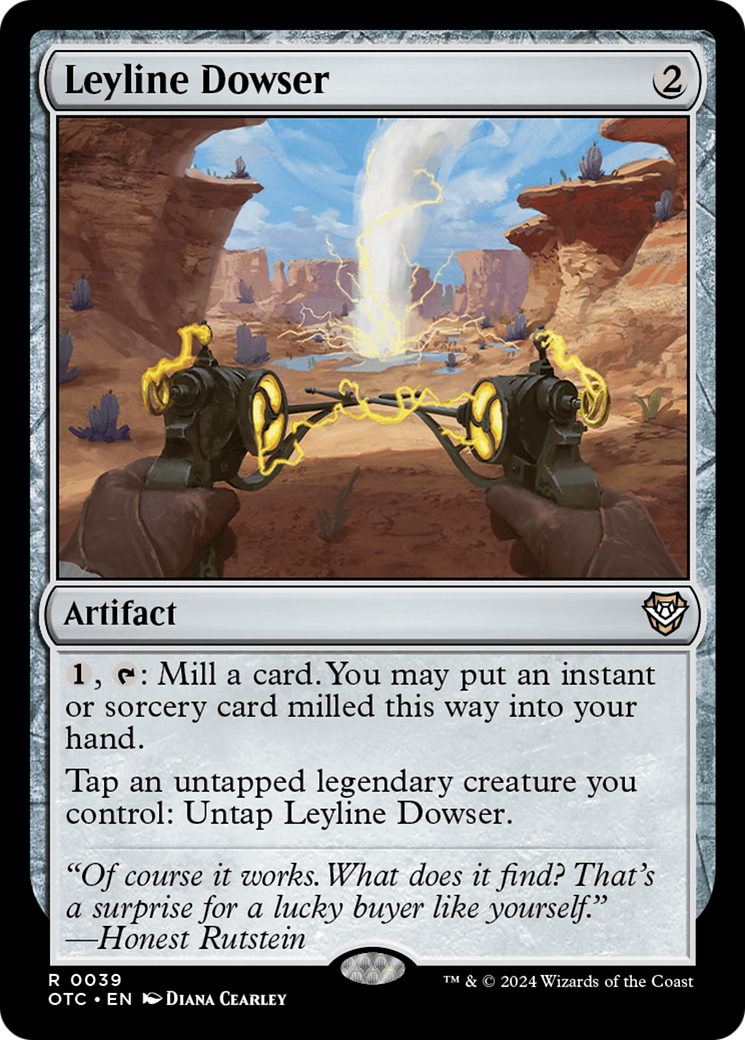 {R} Leyline Dowser [Outlaws of Thunder Junction Commander][OTC 039]