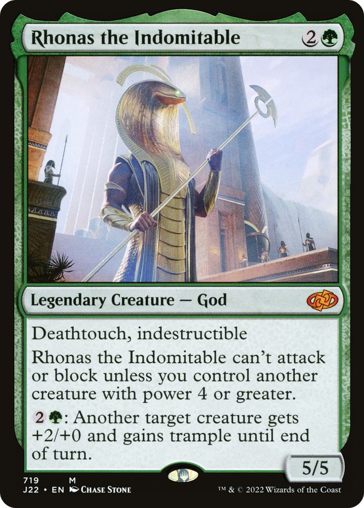 {R} Rhonas the Indomitable [Jumpstart 2022][J22 719]