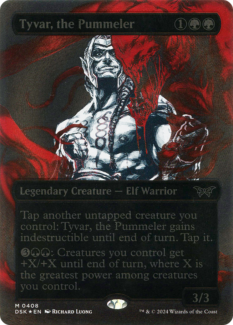 {@R} Tyvar, the Pummeler (Showcase) (Textured) [Duskmourn: House of Horror][DSK 408]