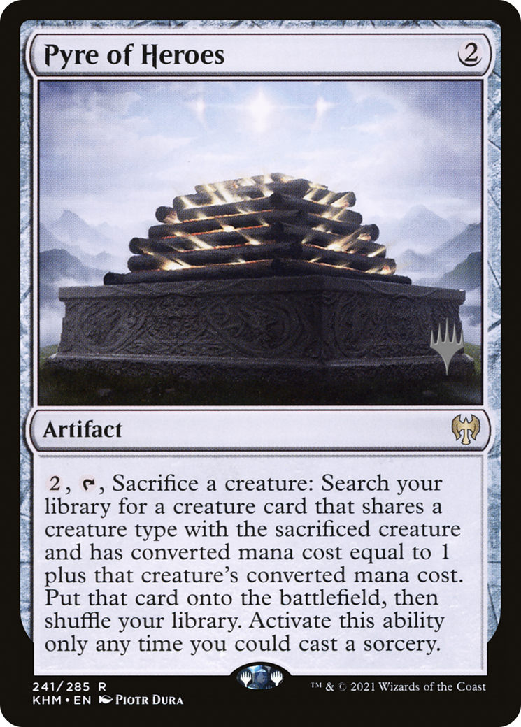 {R} Pyre of Heroes (Promo Pack) [Kaldheim Promos][PP KHM 241]