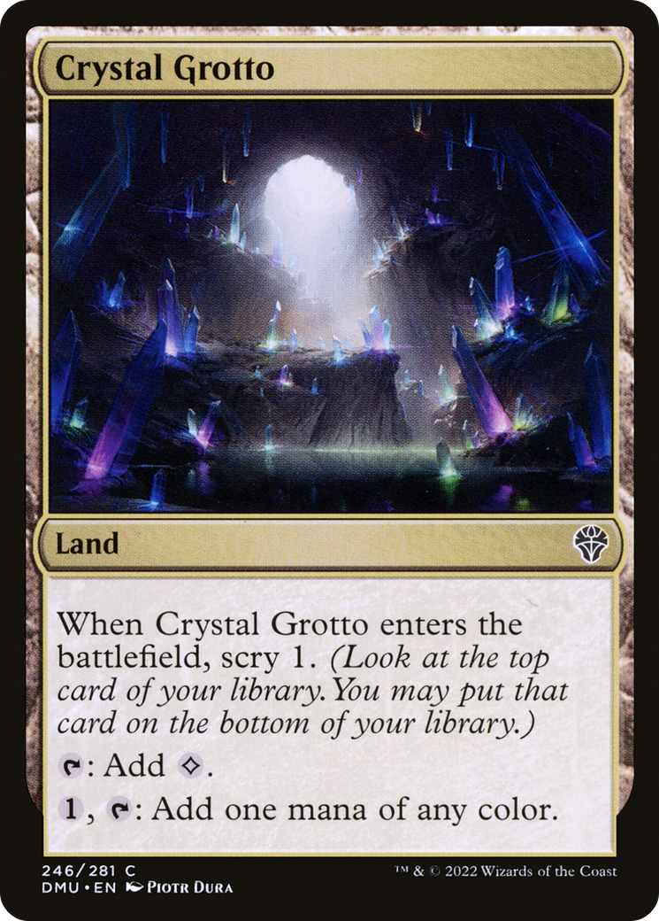 {C} Crystal Grotto [Dominaria United][DMU 246]