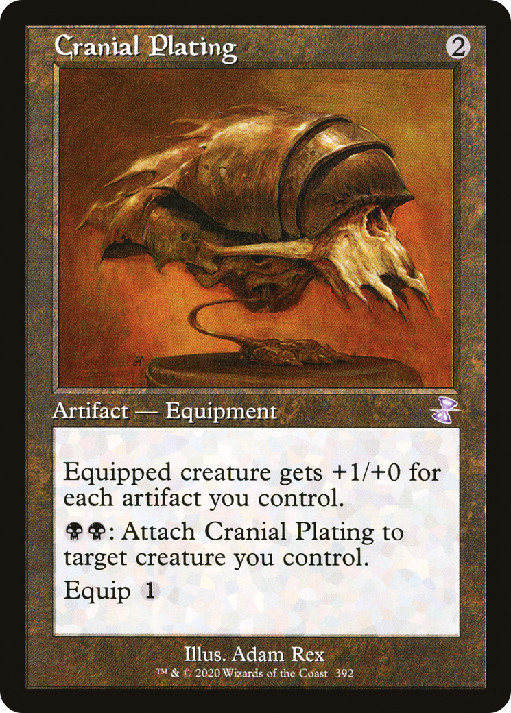{R} Cranial Plating (Timeshifted) [Time Spiral Remastered][TSR 392]