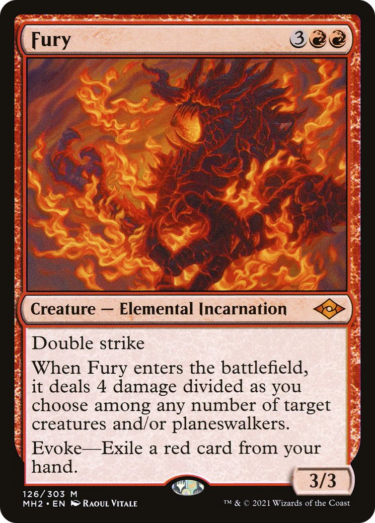 {R} Fury (Foil) [Modern Horizons 2] [MH2 126]