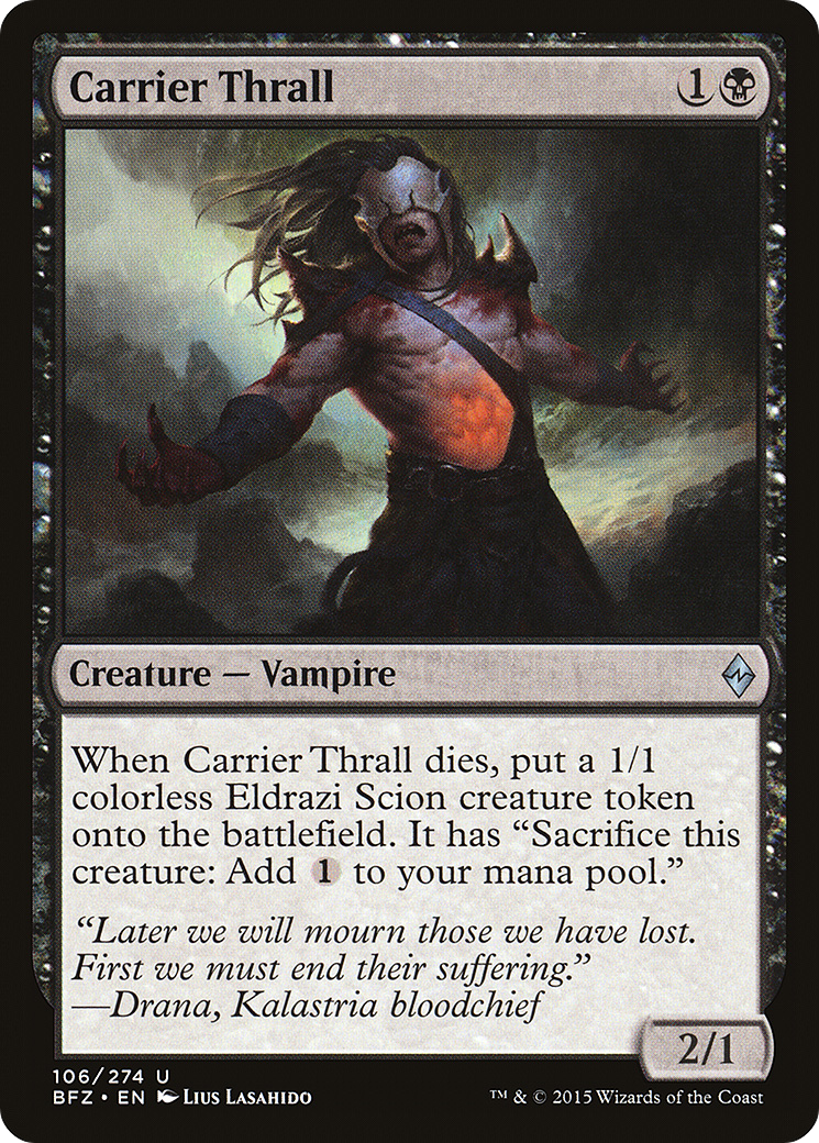 {C} Carrier Thrall [Battle for Zendikar][BFZ 106]