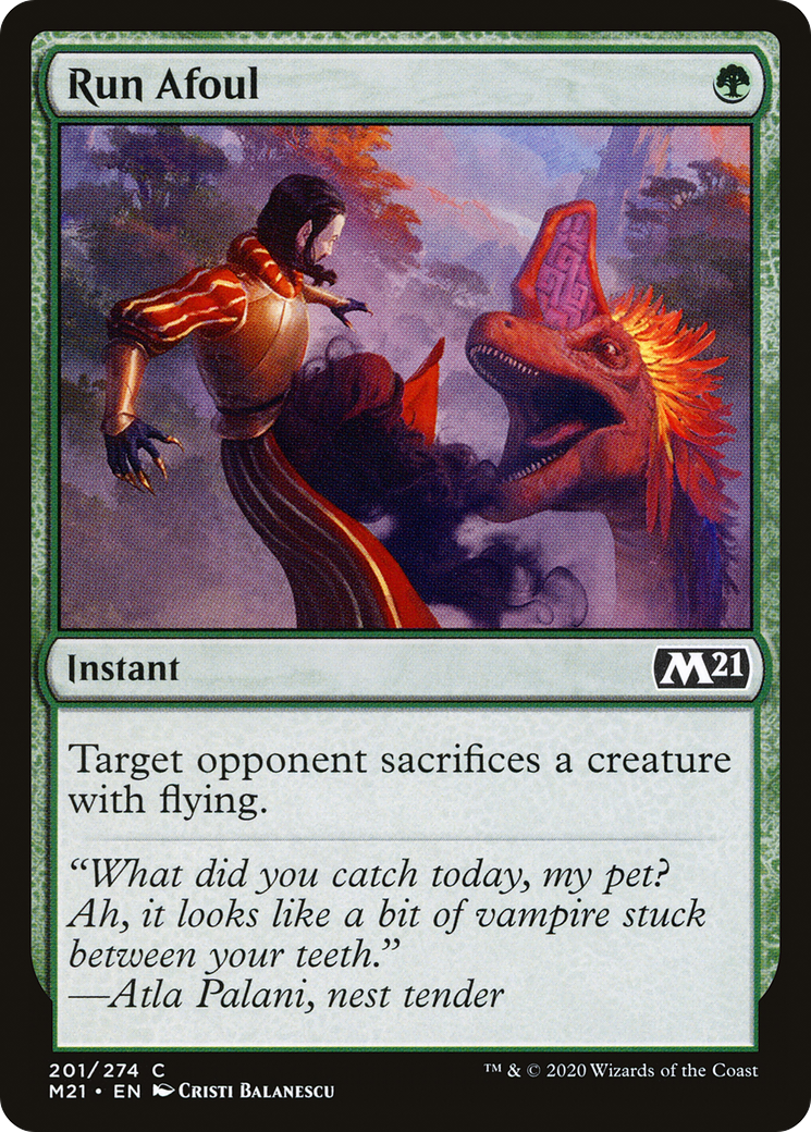 {C} Run Afoul [Core Set 2021][M21 201]