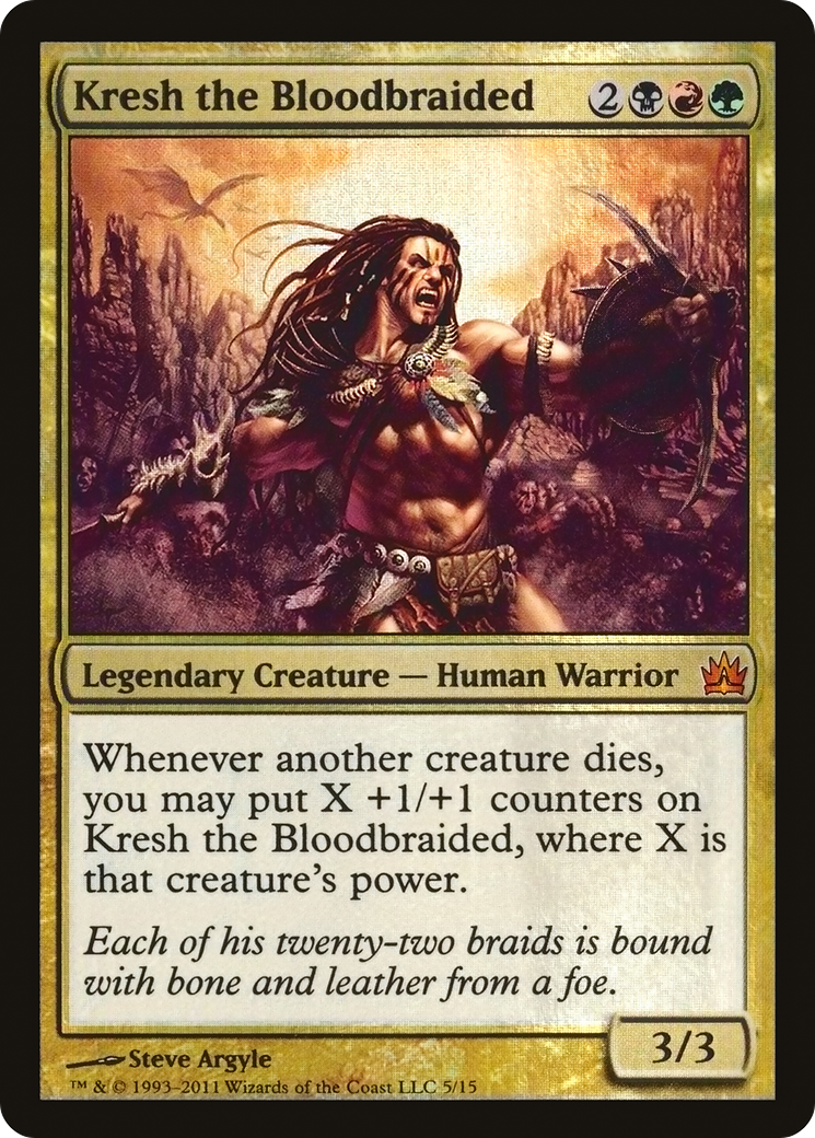 {R} Kresh the Bloodbraided [From the Vault: Legends][V11 005] - Misty Mountain Games