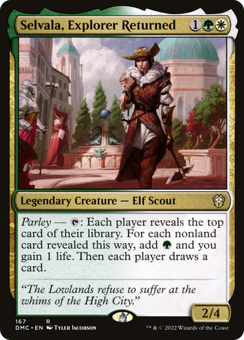 {R} Selvala, Explorer Returned [Dominaria United Commander][DMC 167]