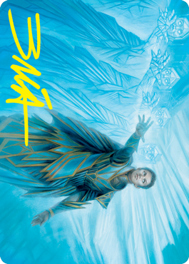 {A} Echoing Equation Art Card (Gold-Stamped Signature) [Strixhaven: School of Mages Art Series][GS ASTX 024]
