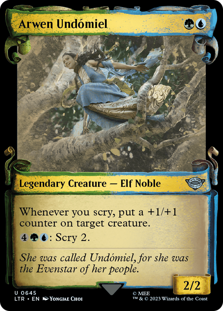 {C} Arwen Undomiel [The Lord of the Rings: Tales of Middle-Earth Showcase Scrolls][LTR 645]