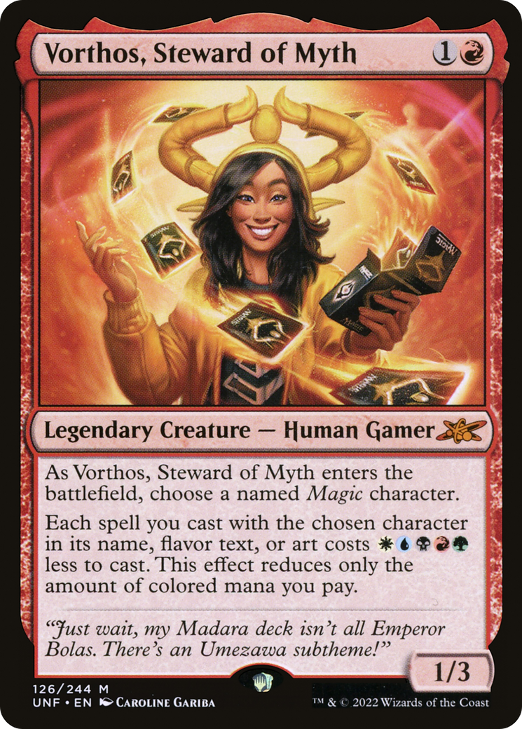 {R} Vorthos, Steward of Myth [Unfinity][UNF 126]