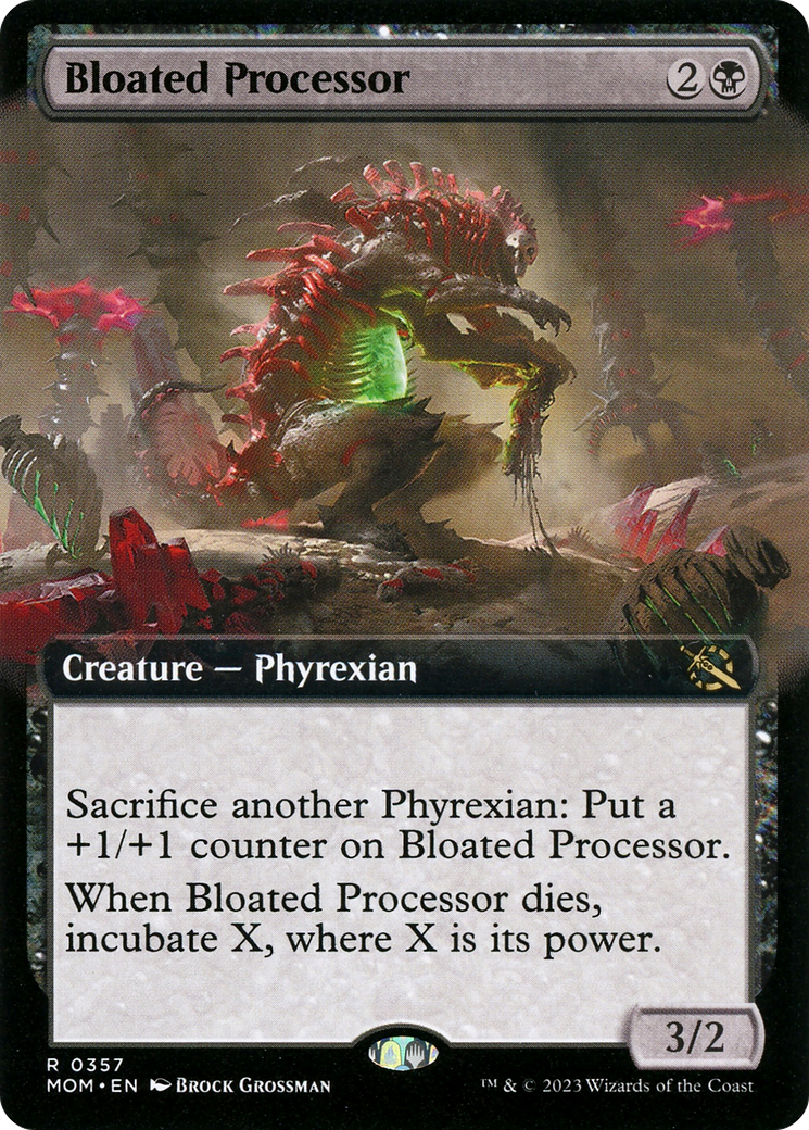 {R} Bloated Processor (Extended Art) [March of the Machine][MOM 357]