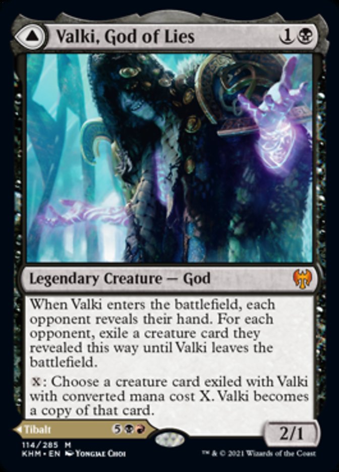 {R} Valki, God of Lies // Tibalt, Cosmic Impostor [Kaldheim][KHM 114]