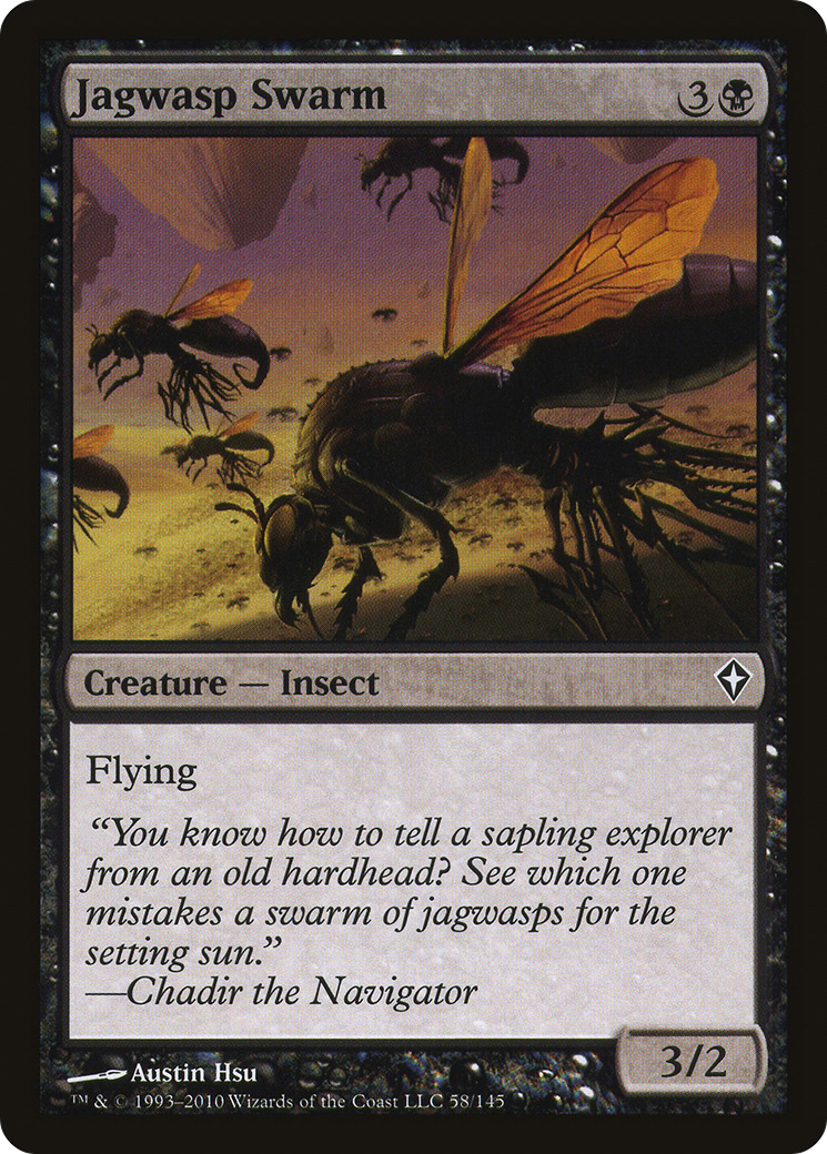 {C} Jagwasp Swarm [Worldwake][WWK 058]
