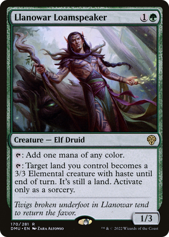 {R} Llanowar Loamspeaker [Dominaria United][DMU 170]
