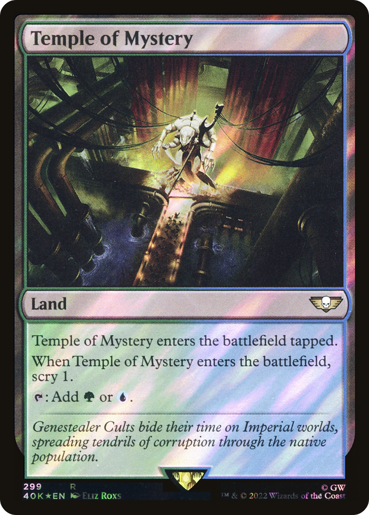 {R} Temple of Mystery (Surge Foil) [Universes Beyond: Warhammer 40,000][SF 40K 299]