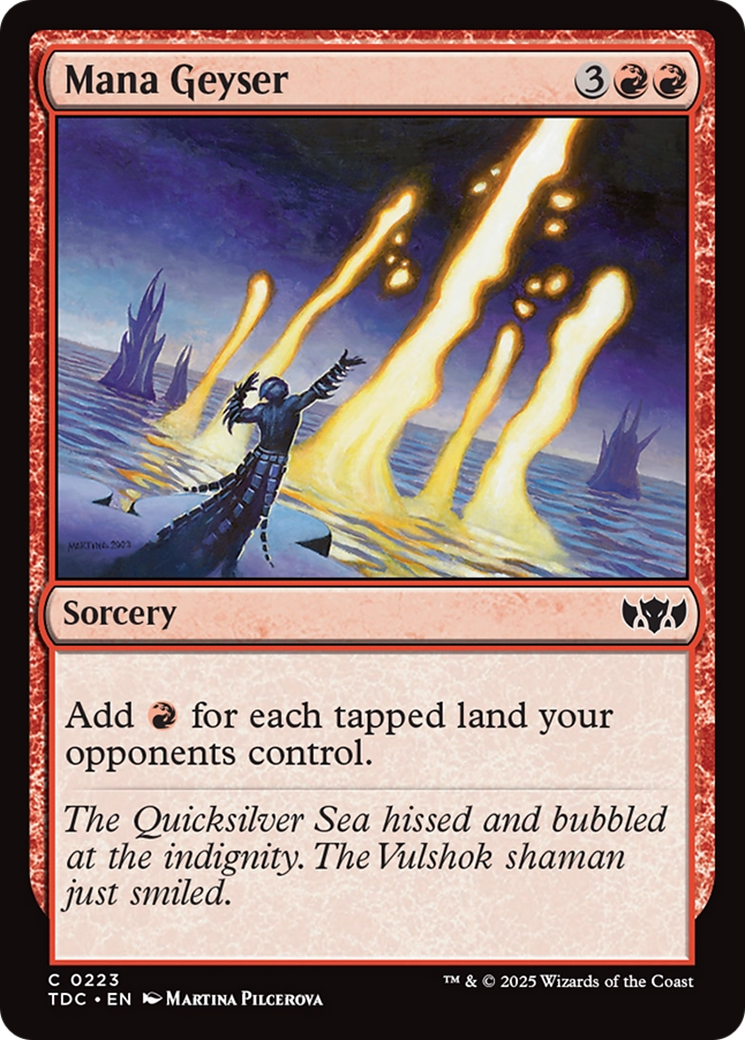 {C} Mana Geyser [Tarkir: Dragonstorm Commander][TDC 223]