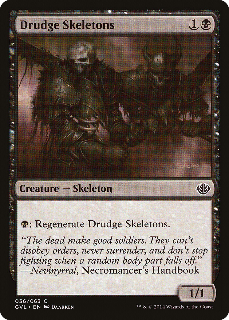 {C} Drudge Skeletons (Garruk vs. Liliana) [Duel Decks Anthology][GVL 036]