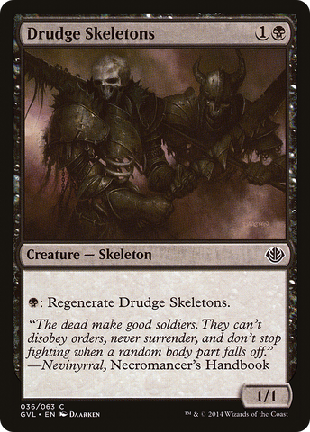 {C} Drudge Skeletons (Garruk vs. Liliana) [Duel Decks Anthology][GVL 036]