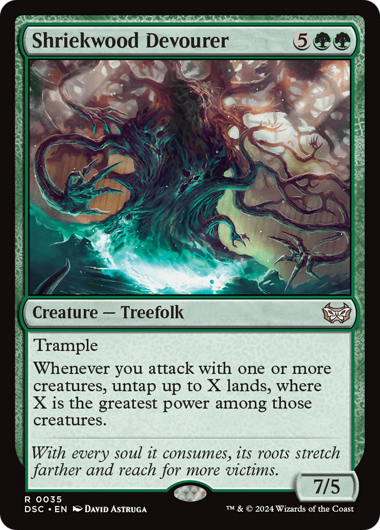 {R} Shriekwood Devourer [Duskmourn: House of Horror Commander][DSC 035]
