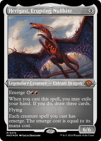 {R} Herigast, Erupting Nullkite (Foil Etched) [Modern Horizons 3][MH3 474]