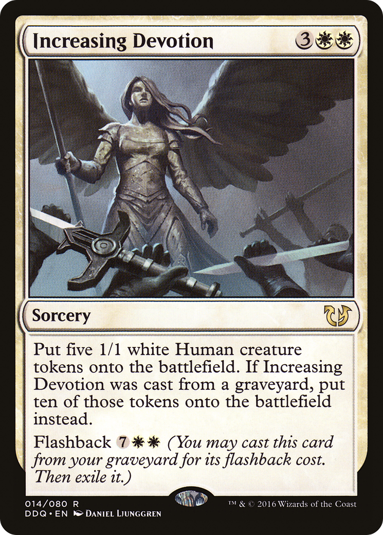 {R} Increasing Devotion [Duel Decks: Blessed vs. Cursed][DDQ 014]