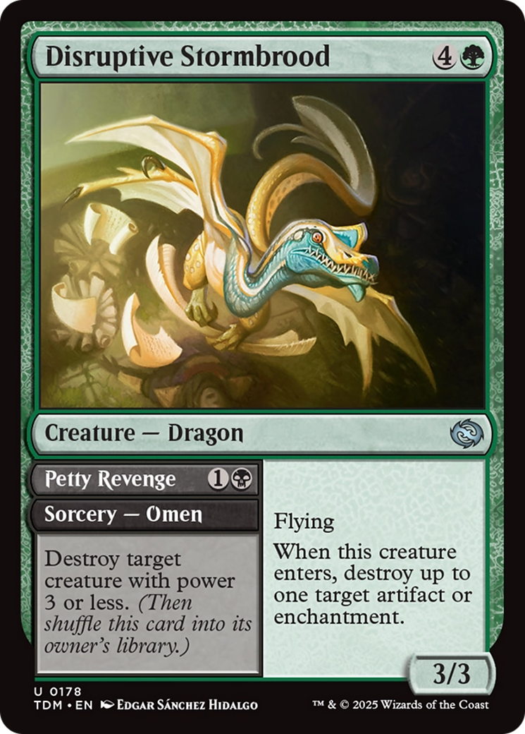 {@C} Disruptive Stormbrood [Tarkir: Dragonstorm][TDM 178]