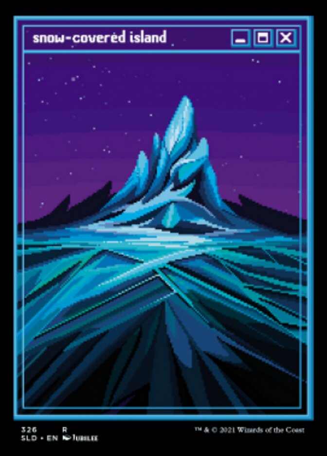 {R} Snow-Covered Island (326) [Secret Lair Drop Series][SLD 326]