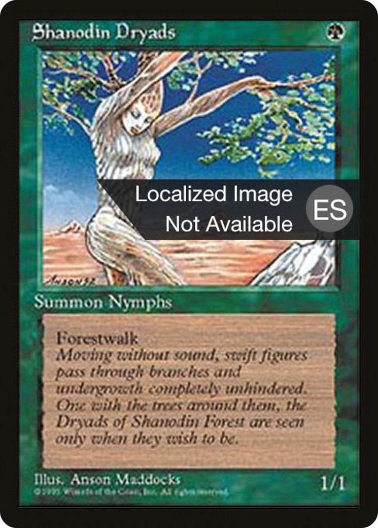{F} Shanodin Dryads [Fourth Edition (Foreign Black Border)][FBB 4ED 271]