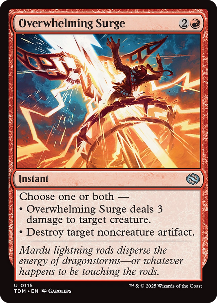 {@C} Overwhelming Surge [Tarkir: Dragonstorm][TDM 115]