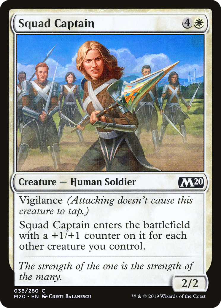{C} Squad Captain [Core Set 2020][M20 038]