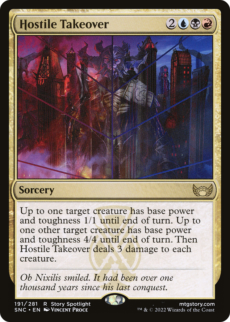 {R} Hostile Takeover [Streets of New Capenna][SNC 191]