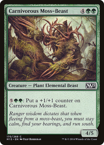 {C} Carnivorous Moss-Beast [Magic 2015][M15 170]