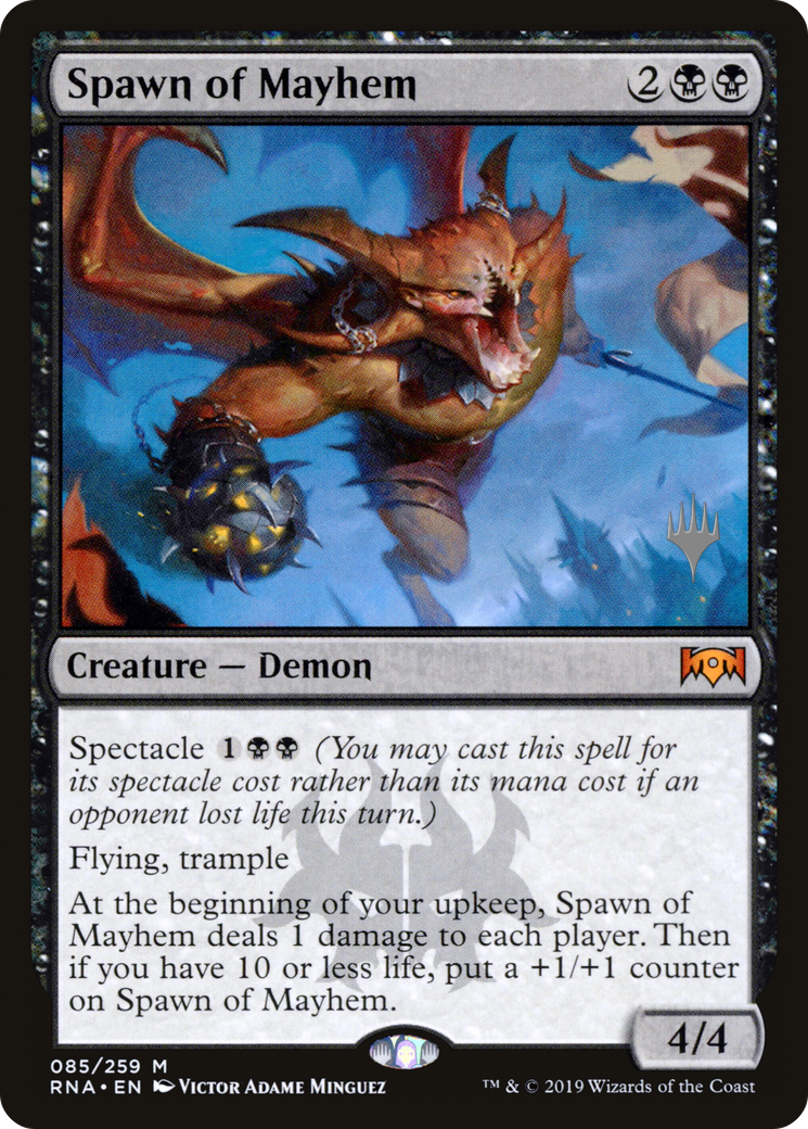 {R} Spawn of Mayhem (Promo Pack) [Ravnica Allegiance Promos][PP RNA 085]