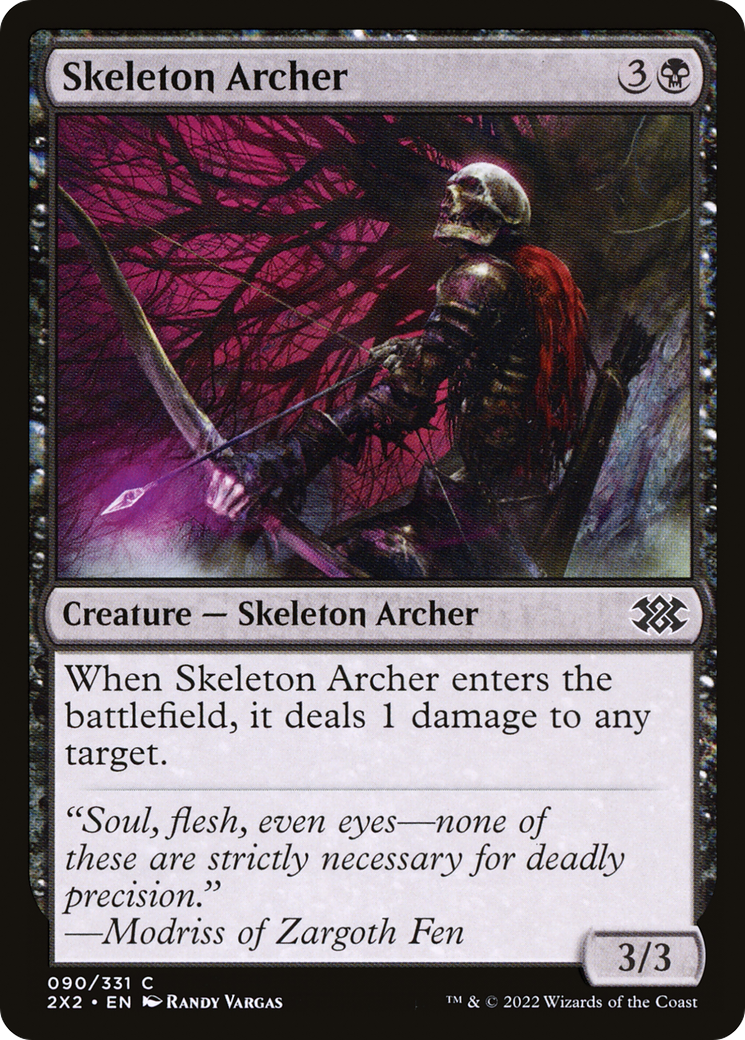 {C} Skeleton Archer [Double Masters 2022][2X2 090]