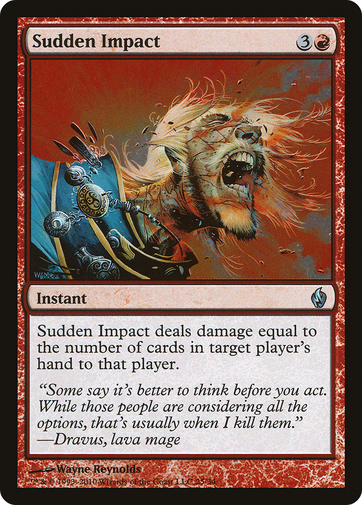 {C} Sudden Impact [Premium Deck Series: Fire and Lightning][PD2 025]