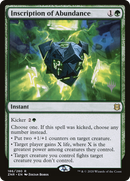 {R} Inscription of Abundance (Promo Pack) [Zendikar Rising Promos][PP ZNR 186]