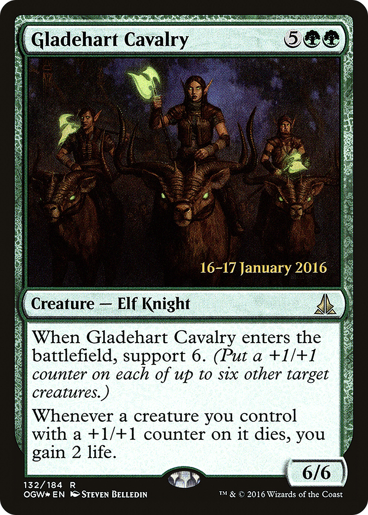 {R} Gladehart Cavalry [Oath of the Gatewatch Prerelease Promos][PR OGW 132]