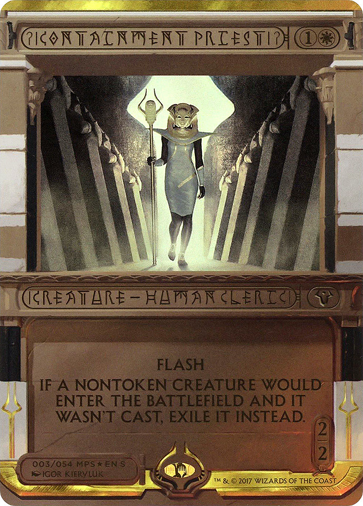 {R} Containment Priest (Invocation) [Amonkhet Invocations][MP2 003]