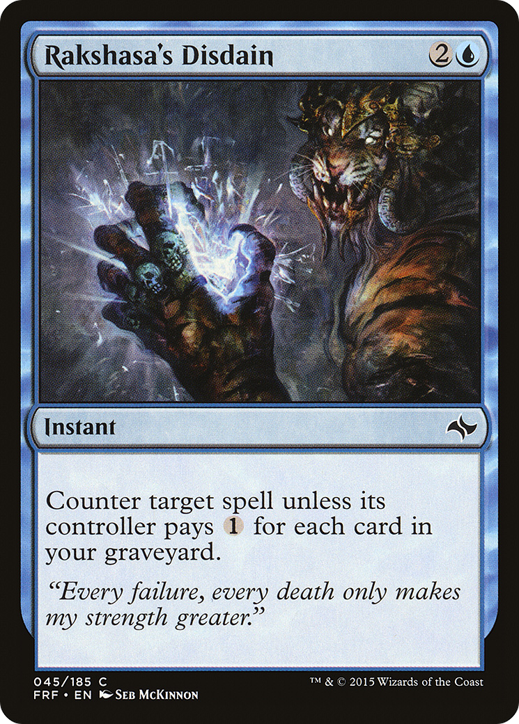 {C} Rakshasa's Disdain [Fate Reforged][FRF 045]