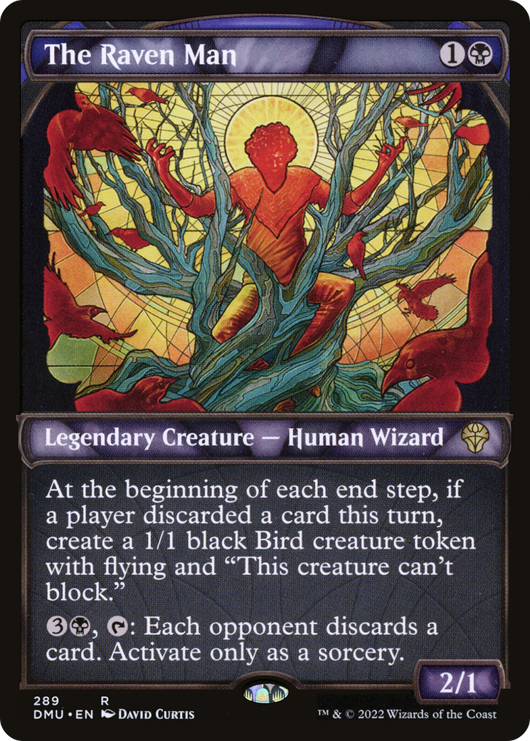{R} The Raven Man (Showcase) [Dominaria United][DMU 289]