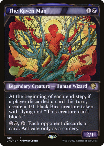 {R} The Raven Man (Showcase) [Dominaria United][DMU 289]