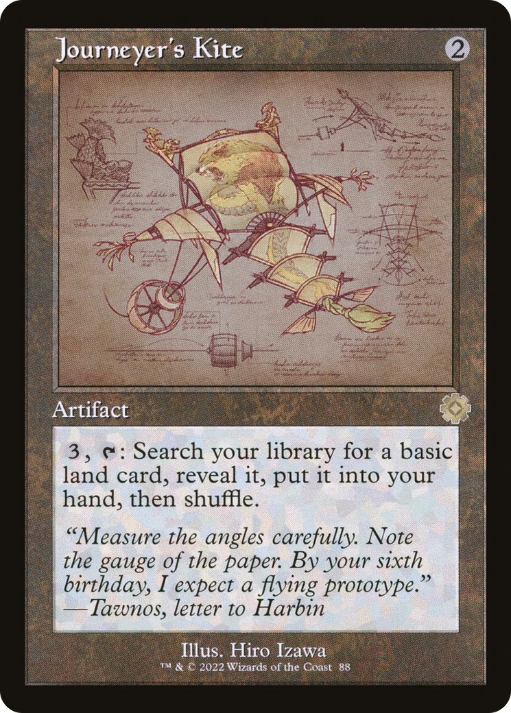 {R} Journeyer's Kite (Retro Schematic) [The Brothers' War Retro Artifacts][BRR 088]
