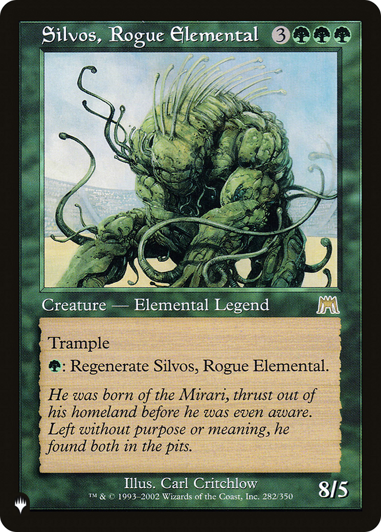 Silvos, Rogue Elemental [LIST ONS-282]
