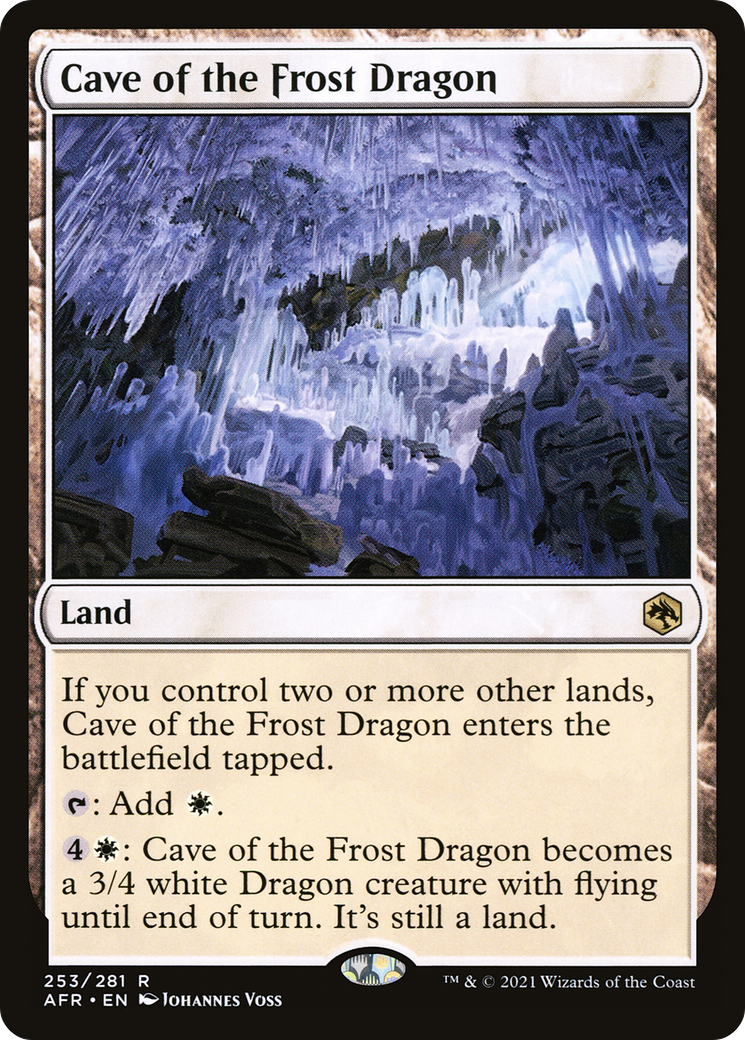 {R} Cave of the Frost Dragon [Dungeons & Dragons: Adventures in the Forgotten Realms][AFR 253]