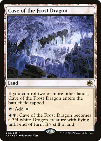 {R} Cave of the Frost Dragon [Dungeons & Dragons: Adventures in the Forgotten Realms][AFR 253]