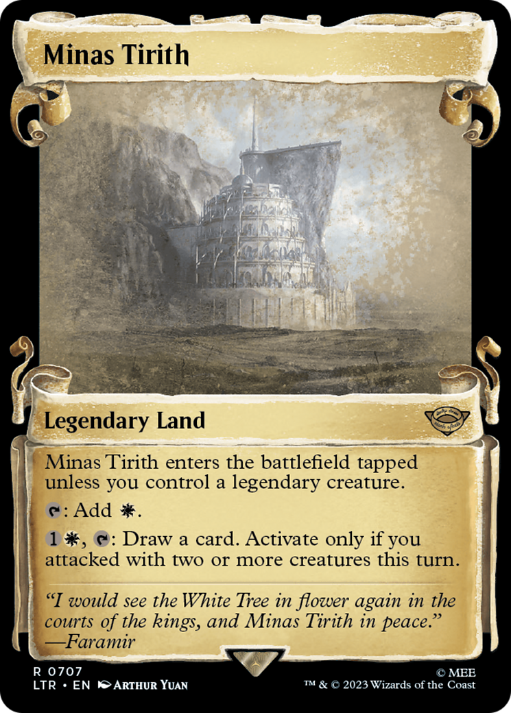 {R} Minas Tirith [The Lord of the Rings: Tales of Middle-Earth Showcase Scrolls][LTR 707]