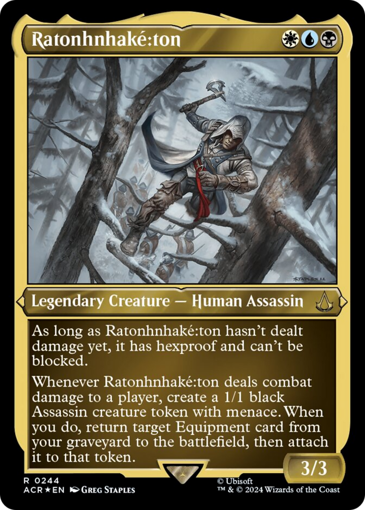 {R} Ratonhnhake:ton (Foil Etched) [Assassin's Creed][ACR 244]