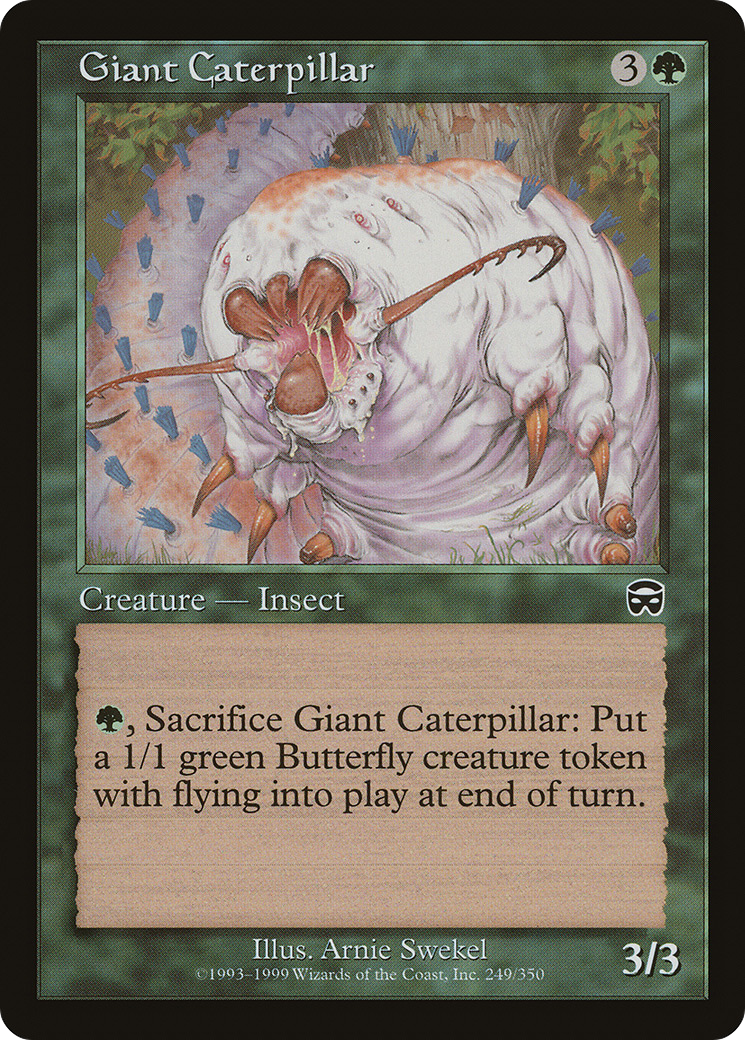 {C} Giant Caterpillar [Mercadian Masques][MMQ 249]