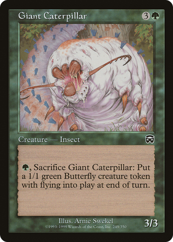{C} Giant Caterpillar [Mercadian Masques][MMQ 249]