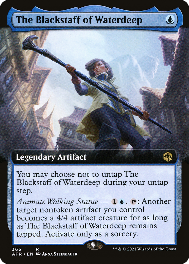 {R} The Blackstaff of Waterdeep (Extended Art) [Dungeons & Dragons: Adventures in the Forgotten Realms][AFR 365]